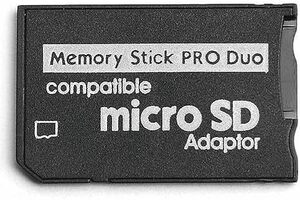 SELECT-A psp メモリースティック PRO Duo 変換アダプタ マイクロSD → メモリースティックPRO Du