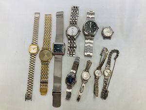 kmm14▼腕時計 10点おまとめ/レディース メンズウォッチ SEIKO.CITIZEN.TECHNOS 未稼働 ジャンク時計▼