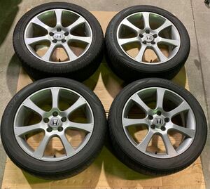 ホンダ オデッセイ 後期 RB1 RB2 アブソルート 純正 ホイール ENKEI 18×7J＋55 PCD 114.3 5H 225/50R18