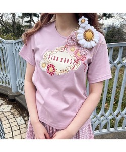 「PINK HOUSE」 半袖Tシャツ MEDIUM ピンク レディース