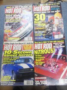 HOTROD　マガジン　1997　1998　1999　2000　セット（アメリカアメ車ホットロッドマッスルカー雑誌HOTRODDING