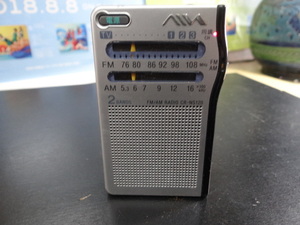 kh00230 SONY AIWA　ポケットラジオ　CR-NS120 受信OK