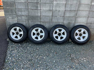 ジムニーJB64などに スタッドレスタイヤ ヨコハマiceGUARD G075 175/80R16 アルミホイールWEDS KEELER16x5.5J 5x139.7 ET+19 4本セット