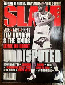 2003 September SLAM MAGAZINE #72 TIM DUNCAN / スラム 雑誌 ティム ダンカン Jordan, Nike, Adidas NBA Basketball