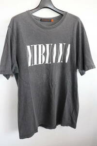 即決 07AW UNDERCOVERISM アンダーカバーイズム purple期 Travis Scott トラビススコット着 NIRVANA ニルヴァーナ 反転ロゴTシャツ メンズ3