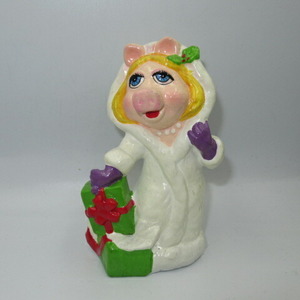 マペットショー★ミスピギー★Miss Piggy★ピギー★クリスマスオーナメント★ぬいぐるみ★人形★フィギュア★セサミストリート★