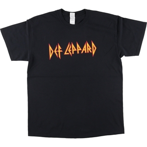 古着 ギルダン GILDAN DEF LEPPARD デフレパード バンドTシャツ バンT メンズL /eaa441970 【SS2409_10%】