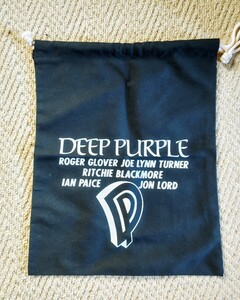 ●DEEP PURPLE /ディープ・パープル　●巾着　●サイズ：横340mm×縦：420mm ＊レア品