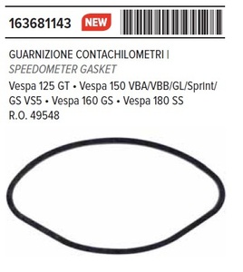 RMS 16368 1143 社外 メーター(ガスケット) ベスパ STD150/160GS/180SS