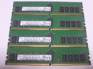 メモリ サーバーパソコン用 SK hynix DDR4-2933 (PC4-23400) ECC Registered 16GBx4枚 合計64GB 起動確認済です HMA82GR7JJR8N-WM