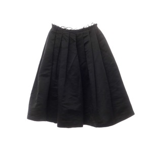 【中古】コムデギャルソン COMME des GARCONS 2019年春夏 ポリエステル プリーツスカート ブラック【サイズXS】