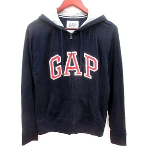 ギャップ GAP パーカー ジップアップ 長袖 XS 紺 ネイビー /RT メンズ