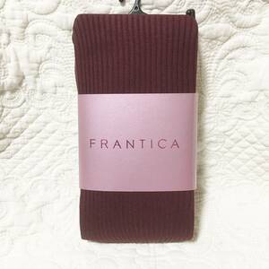 新品 百貨店商品 FRANTICA ナイロンリブ 180デニール相当 ポート タイツ M～L 日本製