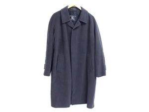 1円 ■極美品■ Burberrys バーバリーズ ウール100％ ロング コート アウター 上着 洋服 メンズ グレー系 FE6104