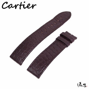 【カルティエ】純正ベルト マストタンクLM 美品 ブラウン メンズ 時計 Cartier 俵屋 PR50059