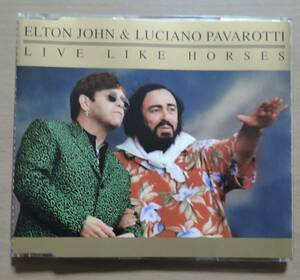 CD☆ ELTON JOHN&LUCIANO PAVAROTTI ☆ LIVE LIKE HORSES ☆ 輸入盤 ☆ エルトンジョン パヴァロッティ ☆