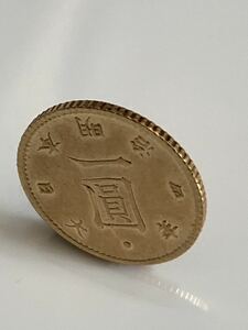 旧一圓金貨明治四年銘【古銭】