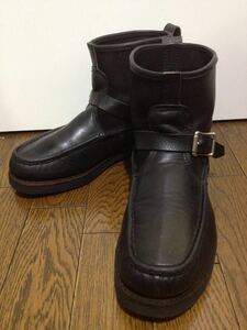 RUSSELL MOCCASIN×NEPENTHES ラッセルモカシン×ネペンテス マルチコンボ Knock About ノックアバウト ブラック 8.5D