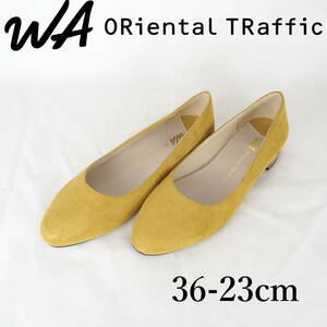 LK9802*WA ORiental TRaffic*ダブルエー オリエンタルトラフィック*レディースバレエシューズ*36-23cm*マスタード