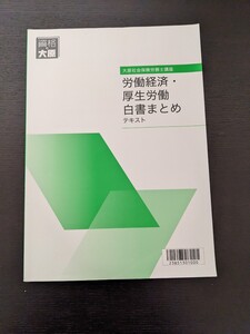 大原　社労士テキスト 2023年対策 労働経済厚生労働白書まとめ　社会保険労務士