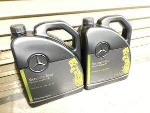 Mercedes-Benz Genuine Engine oil sae 5w-30 229.52 エンジンオイル　ディーゼルエンジンオイル　10リットル　新品未使用　②