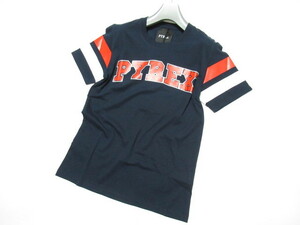 【新品】 PYREX パイレックス フットボール Tシャツ 40737 size XS 紺 フットボールT カレッジ