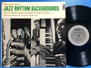 【LP】ジャズマイナスワン RHYTHM BACKGROUNDS NAT PIERCE BARRY GALBRAITH MILT HINTON OSIE JOHNSON 楽譜付 MMO 米盤 EX+ / VG+ JAZZ