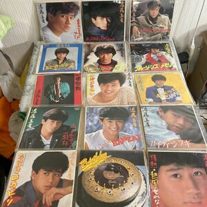 【15枚まとめ売り】近藤真彦 EPレコード 15枚まとめ アイドル 歌謡曲 ポップス 昭和歌謡 邦楽 マッチ ジャニーズ 動作未確認 送料230円