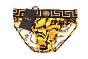 ヴェルサーチ ベルサーチ バロッコ ブリーフ 新品 VERSACE 1001383 1A00515 5B010 size3( S相当,EU46,ウエスト約80cm)/2