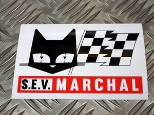 マーシャル ステッカー MARCHAL キャット 猫 バイク 自動車 ランプ アメリカ雑貨 アメリカン雑貨