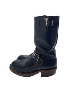 WESCO◆2003年製customboss/エンジニアブーツ/US9/BLK/レザー/9E3703・シャフト硬め