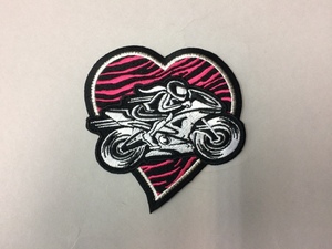 U.S.A直輸入！アメリカンワッペン　PINK HEART BIKER M　世界で一つだけのワイルドなオリジナルJKTが簡単に出来る！！