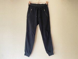 DIESEL　ディーゼル　スウェット　ダメージ　ロングパンツ　ブラック　XXS 　コットン１００％　　☆ｃ２３９