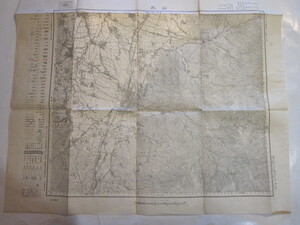 古地図　山形　５万分の1地形図◆昭和２２年◆宮城県　山形県