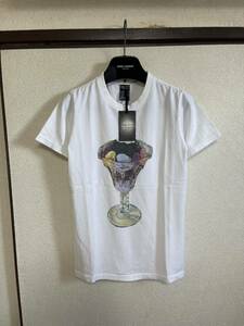 【新品未使用】 09AW 10 NUMBER NINE ナンバーナイン ICE CREAM TEE Tシャツ カットソー 半袖 WHITE ホワイト 白色 即決早い者勝ち