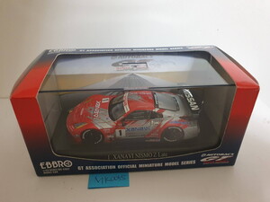 EBBRO 1/43 XANAVI NISMO Z Late Type JGTC 2004 SILVER/RED 668