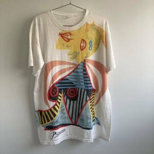 1990s vintage パブロ・ピカソ Pablo Picasso ヴィンテージ 90s レアプリント ピカソ Tシャツ アートT 90年代