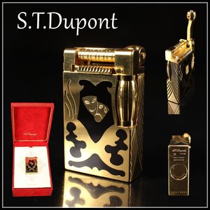 【吉】ZC533 限定品 デュポン 【S.T.Dupont】 ガスライター 共箱付 未使用近い 極美品Z！