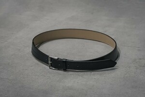 forme for twelve -Dress Jodhpurs Belt-　フォルメ　別注　ベルト　ブラック　黒 レザーベルト　hender scheme