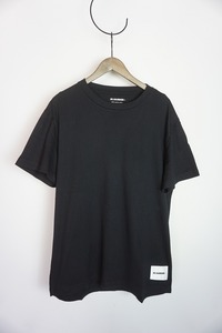 美品 正規 23SS JIL SANDER＋ ジルサンダー クルーネック パック Tシャツ KK PM ZN 0002 ブラック JPUU706530 黒XL 本物③1024N▲