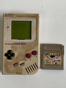 ⑳u392◆Nintendo 任天堂◆初代 ゲームボーイ GAMEBOY DMG-01 本体 ソフト 雀卓ボーイ ニンテンドー 携帯ゲーム機 レトロ 通電OK ジャンク