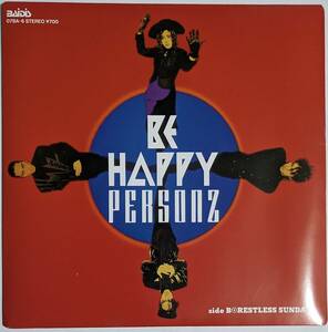 【プロモ 見本盤 EP】PERSONZ パーソンズ / BE HAPPY（88年 貴重盤）