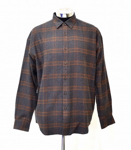 MISTERGENTLEMAN(ミスタージェントルマン) NEL CHECK MODERN SHIRT ネルチェックモダンシャツ フランネルチェック 長袖ネル Mr.GENTLEMAN