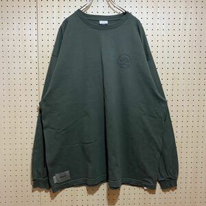 【3】WTAPS Logo Print L/S Tshirt Khaki ダブルタップス ロゴ プリント 長袖 Tシャツ カーキ 日本製 ロンT T453