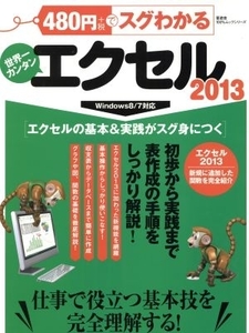 ４８０円でスグわかるエクセル２０１３ エクセルの基本＆実践がスグ身につく １００％ムックシリーズ／情報・通信・コンピュータ