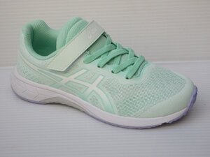 即決 asics 21.5 マジック式 アシックス レーザービーム RH-MG 1154A146 301 ミント 子供 キッズ 女の子 スニーカー 通学 上履き