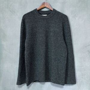 unfil アンフィル yak & extrafine merino blend knit sweater 高級 ヤクウール & メリノ ニット セーター 男女兼用 size.5 (L) グレー