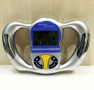 【76】1円～ HEALTH MONITOR 体脂肪計 デジタル ヘルスモニター 体脂肪率 部品取り 通電・動作未確認 欠品有り 現状品 ジャンク品