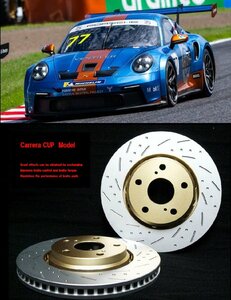 カレラカップモデルD ハイエース/レジアスエース バン KZH132V 95/8～04/08 フロント スリット ブレーキローター