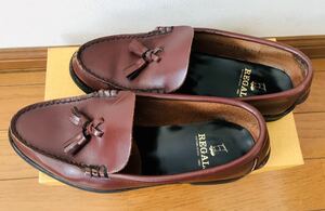REGAL リーガル REGAL 型番2253 タッセルローファー 24.5EE マホガニー ドレスシューズ ビジネス 革靴 紳士靴